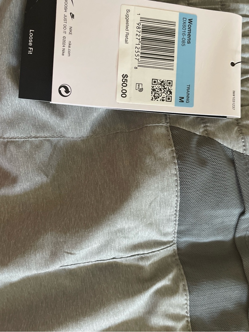 Nike Womens Dri-Fit Gray Shorts